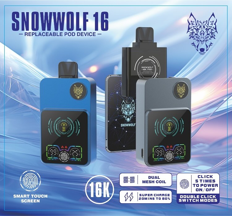 SNOWWOLF 16000 PREFILLED POD