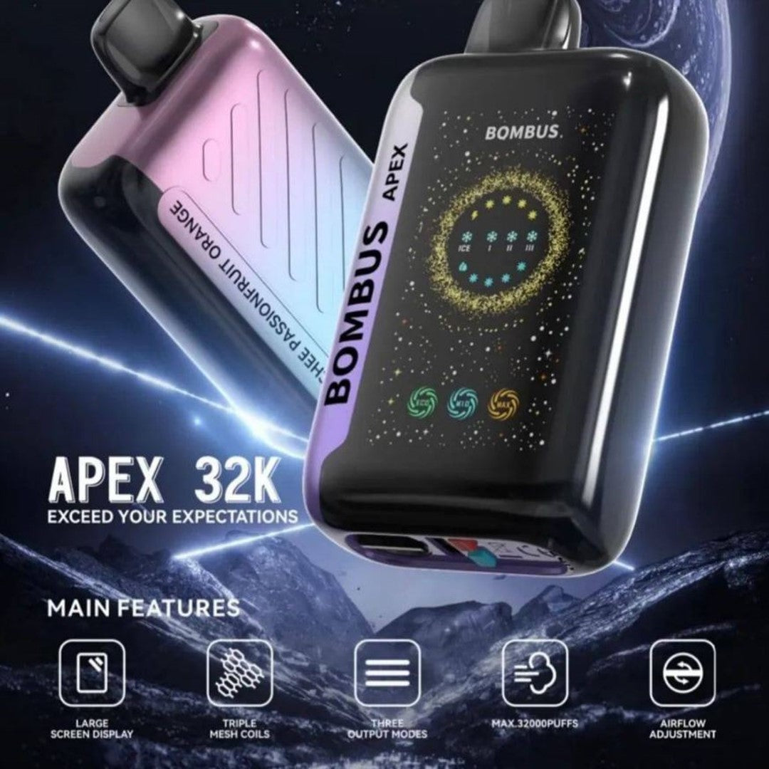 BOMB IS APEX 32000 RECHARGEABLE DISPOSABLE