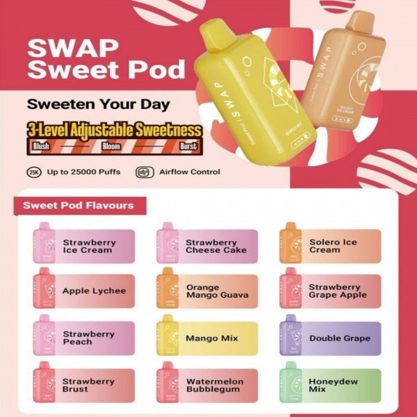 SWAP SWEET POD 25000 PREFILLED POD