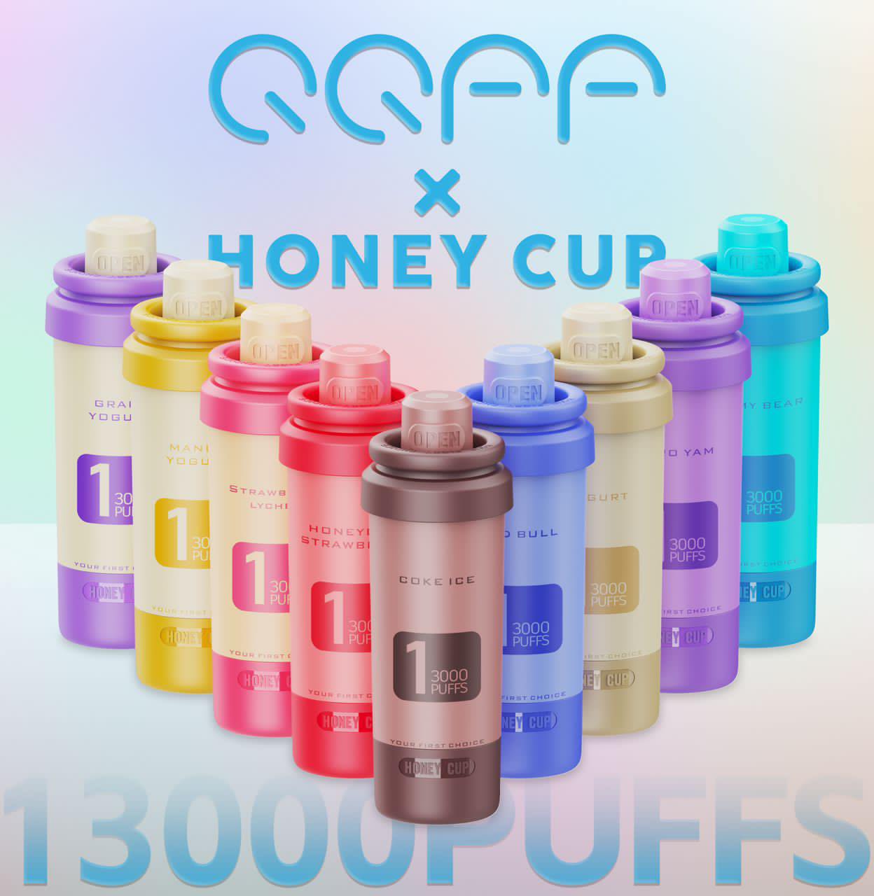 HONEY CUP 13000 RECHARGEABLE DISPOSABLE