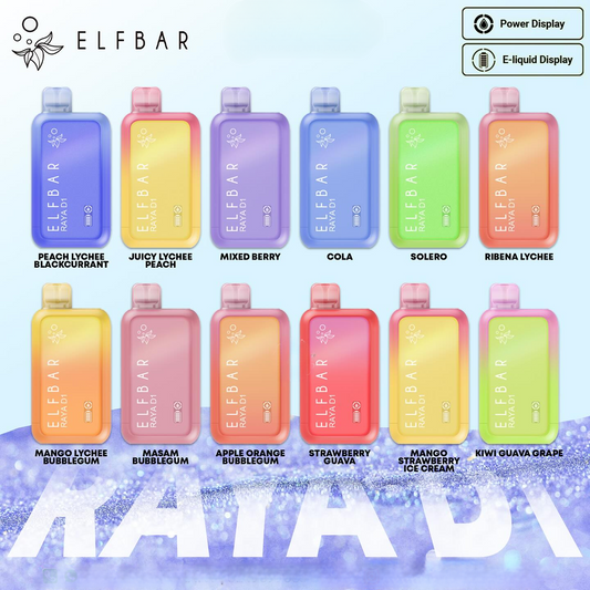 ELFBAR RAYA D1 13000 RECHARGEABLE DISPOSABLE