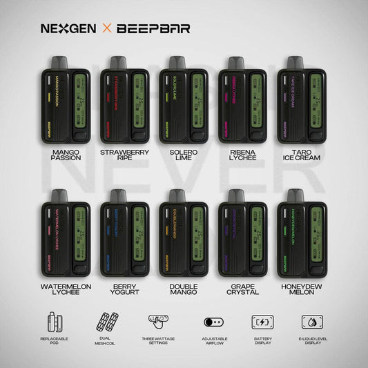 NEXGEN BEEPBAR 15000 RECHARGEABLE DISPOSABLE