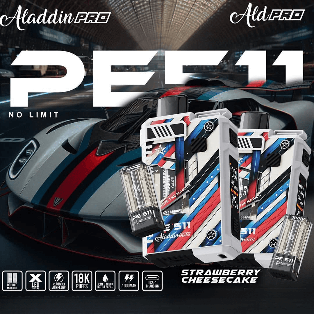 ALADDIN PRO PE 511 18000 RECHARGEABLE DISPOSABLE