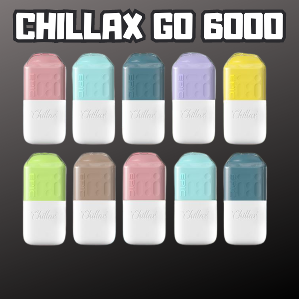 CHILLAX GO 6000 RECHARGEABLE DISPOSABLE