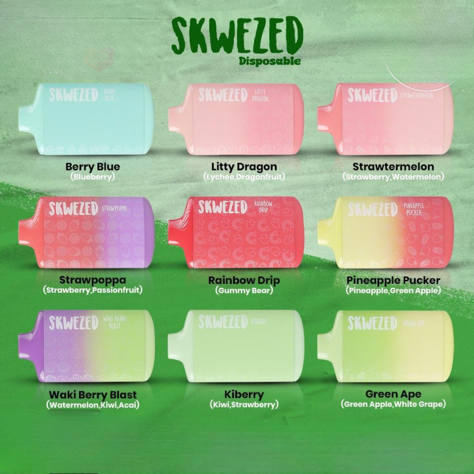 SKWEZED 6000 RECHARGEABLE DISPOSABLE