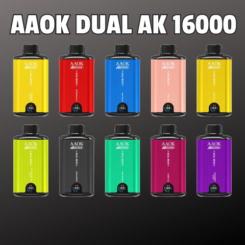 AAOK DUAL AK 16000 RECHARGEABLE DISPOSABLE