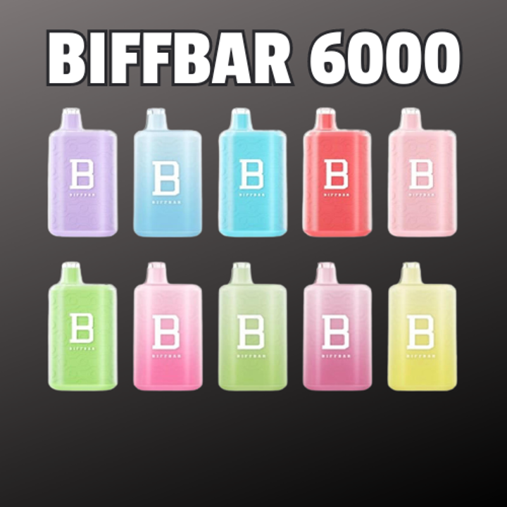 BIFFBAR 6000 RECHARGEABLE DISPOSABLE