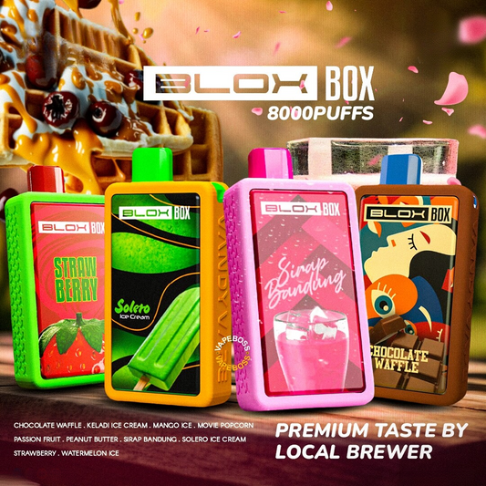VANDYVAPE BLOXBOX 8000 RECHARGEBLE DISPOSABLE