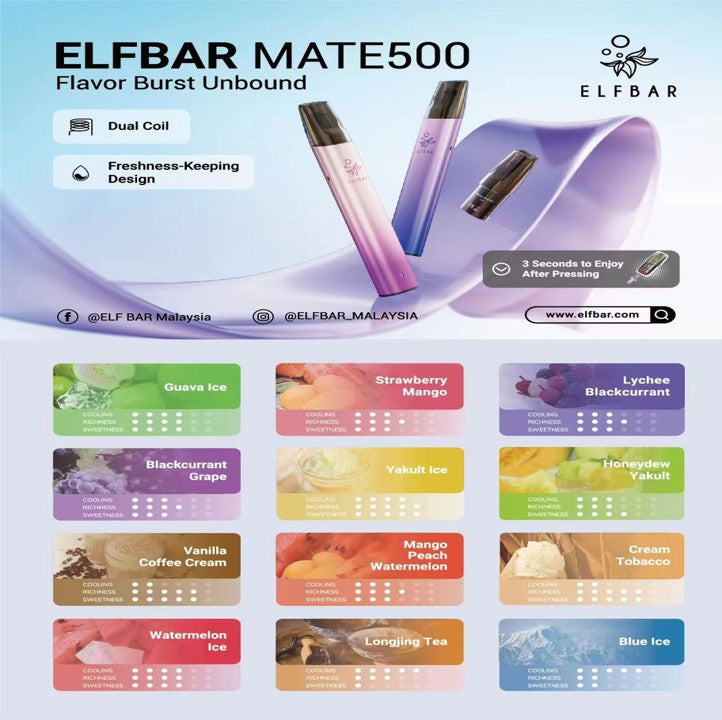 ELFBAR MATE 500 (DEVICE ONLY)