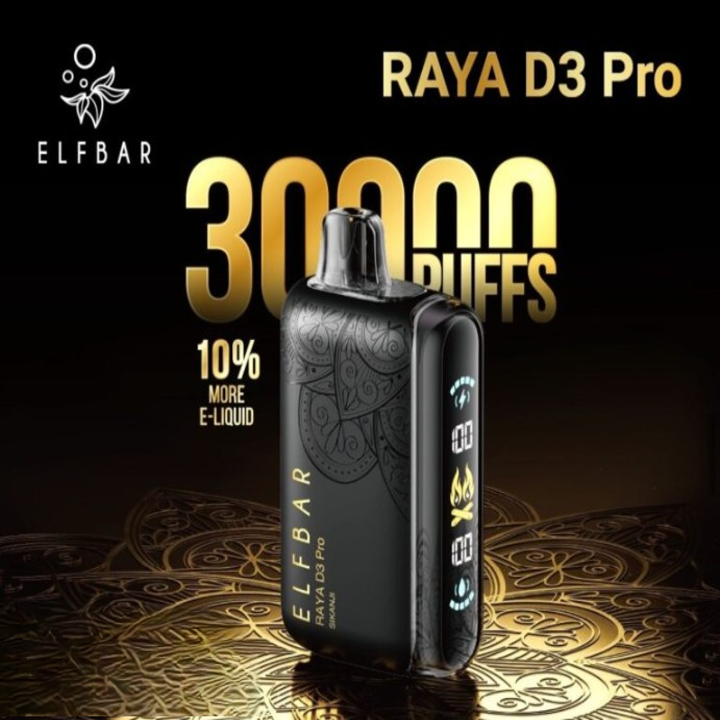 ELF RAYA D3 PRO 30000 RECHARGEABLE DISPOSABLE