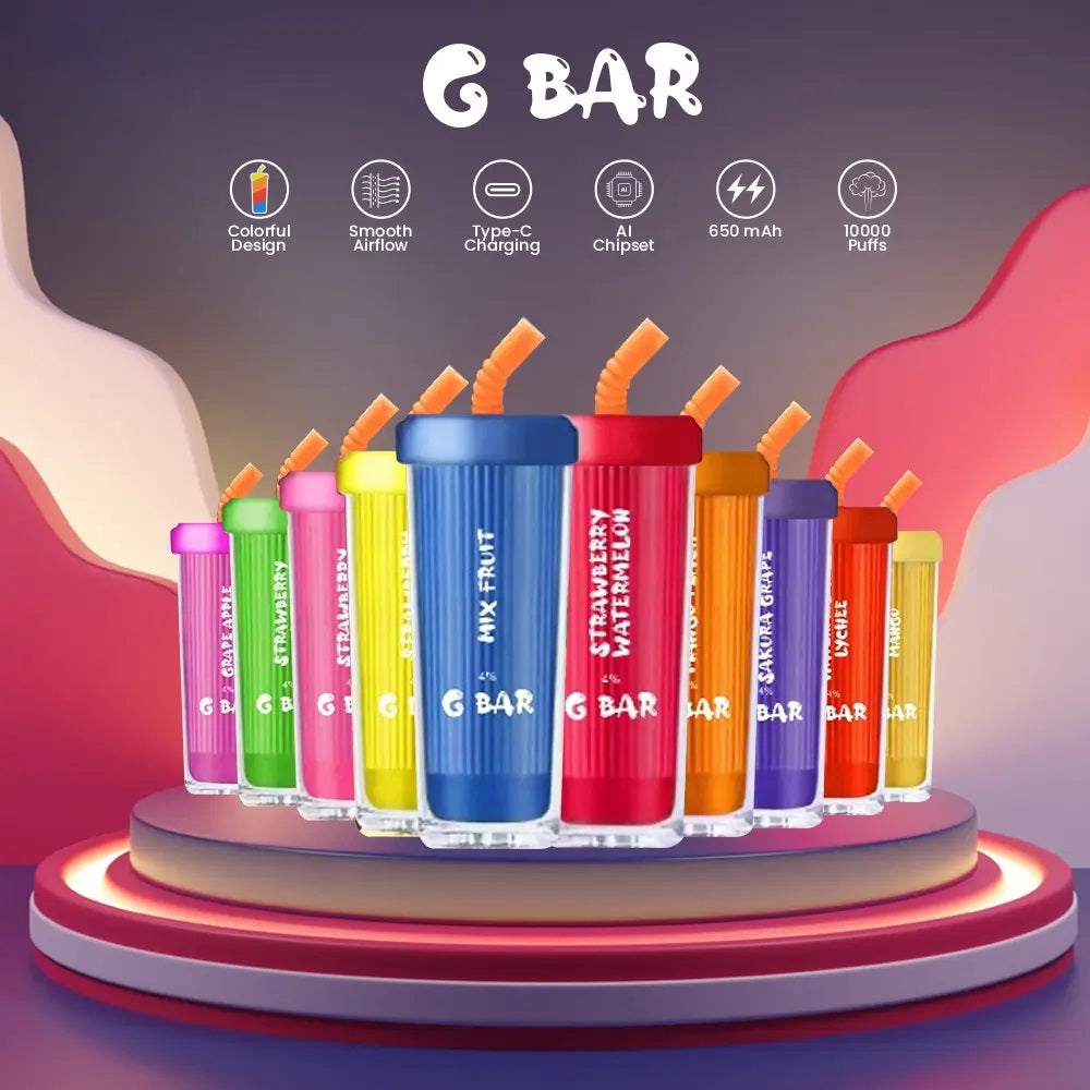 G BAR 10000 RECHARGEABLE DISPOSABLE