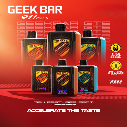 GEEKBAR GTS 911 12000 RECHARGEABLE DISPOSABLE