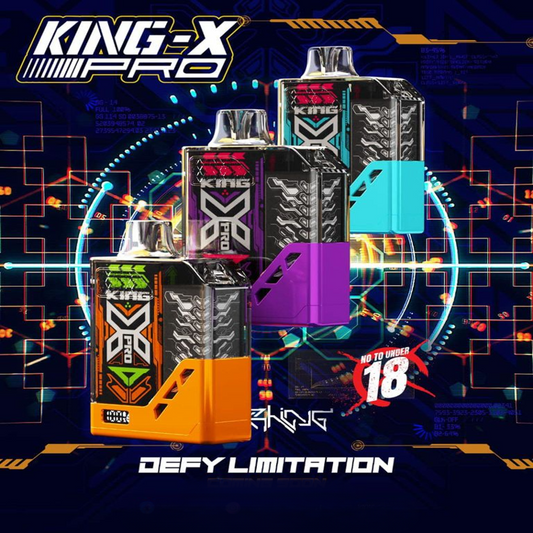 KING X PRO 12000 RECHARGEABLE DISPOSABLE