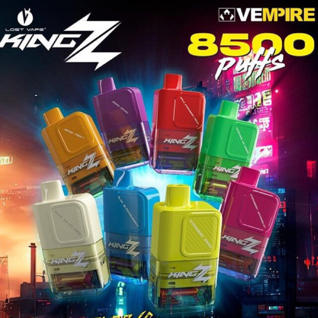 LOST VAPE KING Z 8500 RECHARGEABLE DISPOSABLE