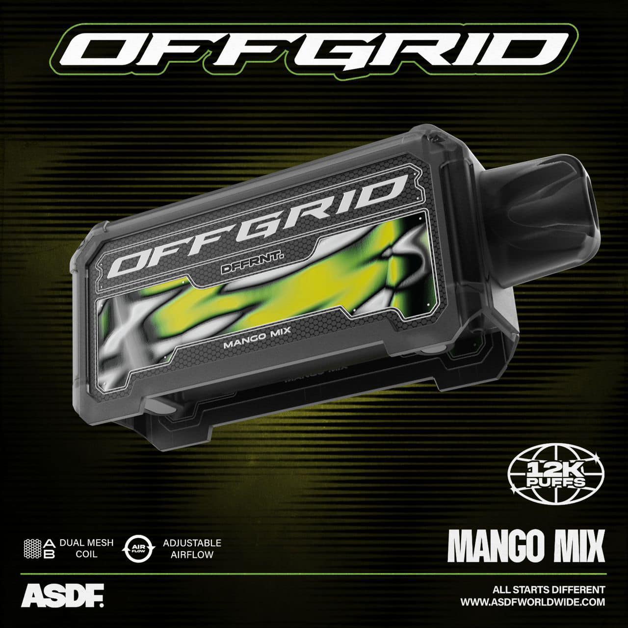 OFFGRID 12000 PREFILLED POD