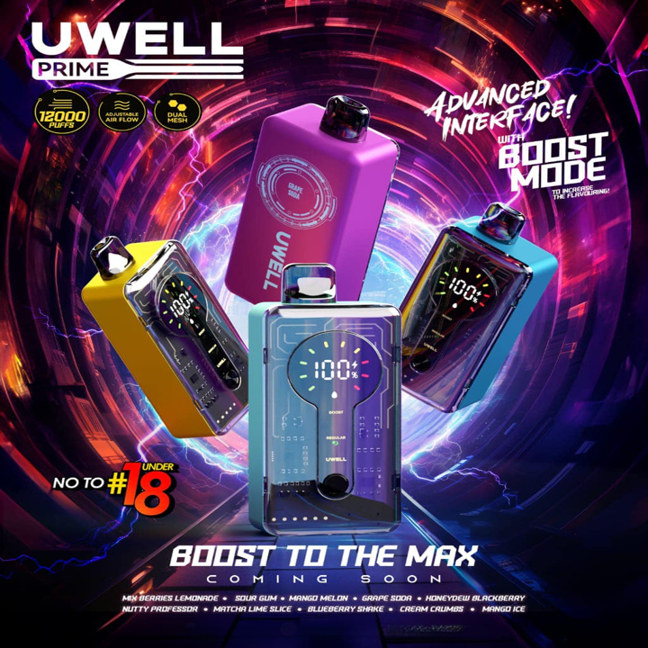 UWELL PRIME 12000 RECHARGEABLE DISPOSABLE