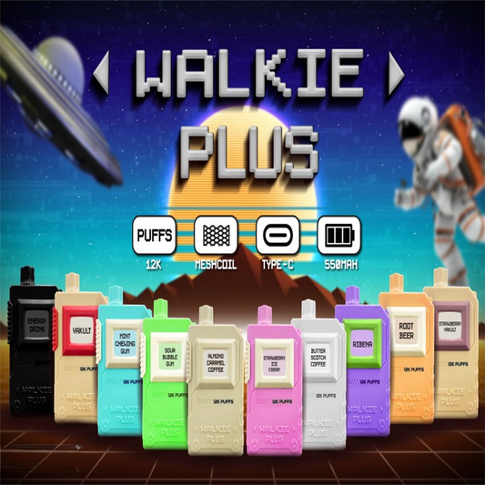 WALKIE PLUS 12000 RECHARGEABLE DISPOSABLE