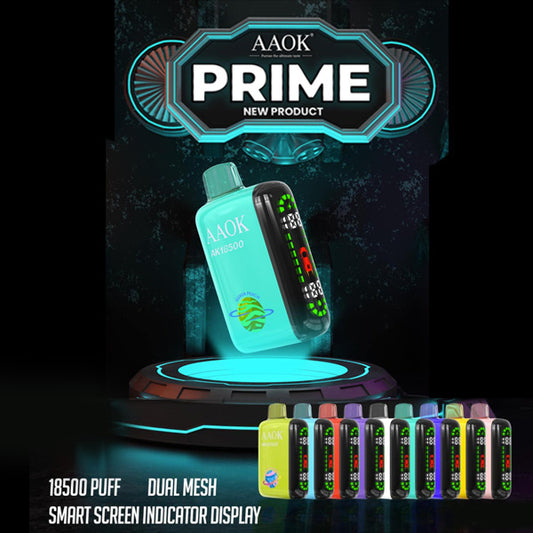AAOK PRIME 18500 RECHARGEABLE DISPOSABLE