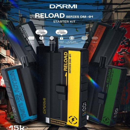 DORMI RELOD 15000 RECHARGEABLE DISPOSABLE