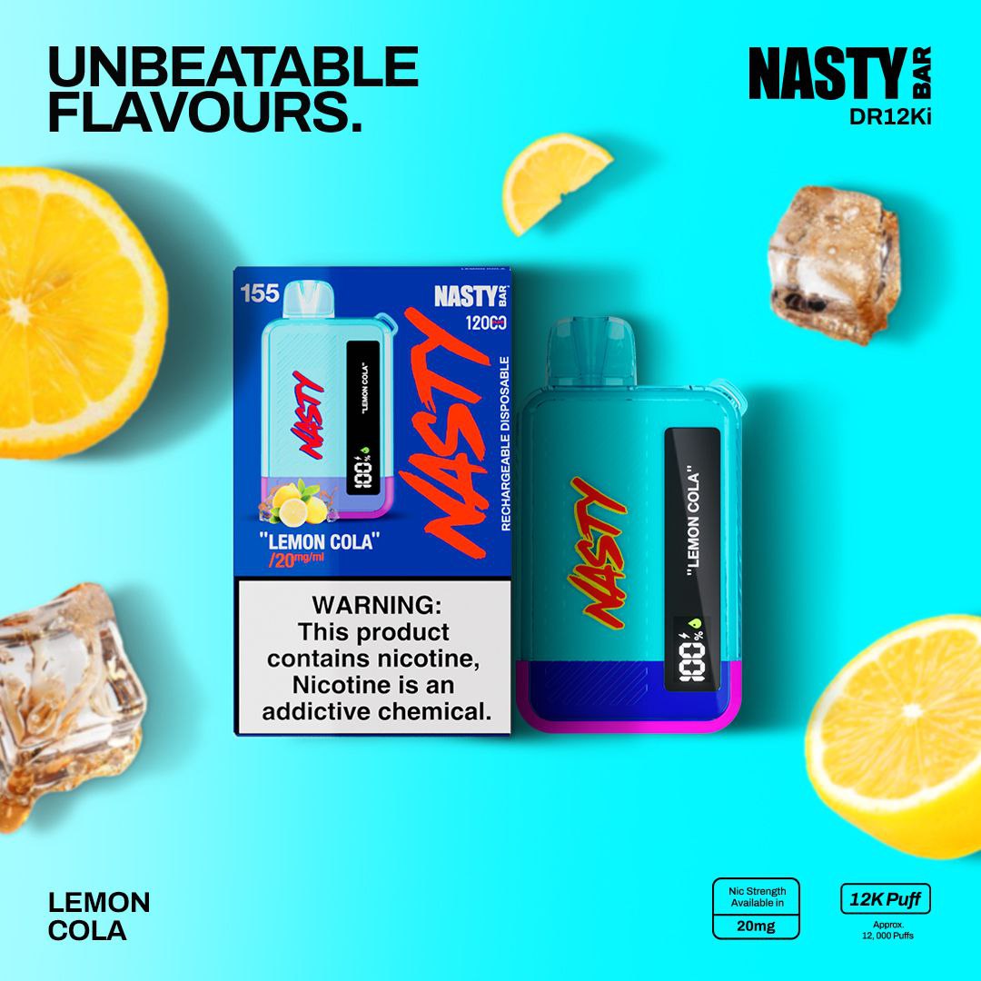 NASTY BAR 12000 RECHARGEABLE DISPOSABLE