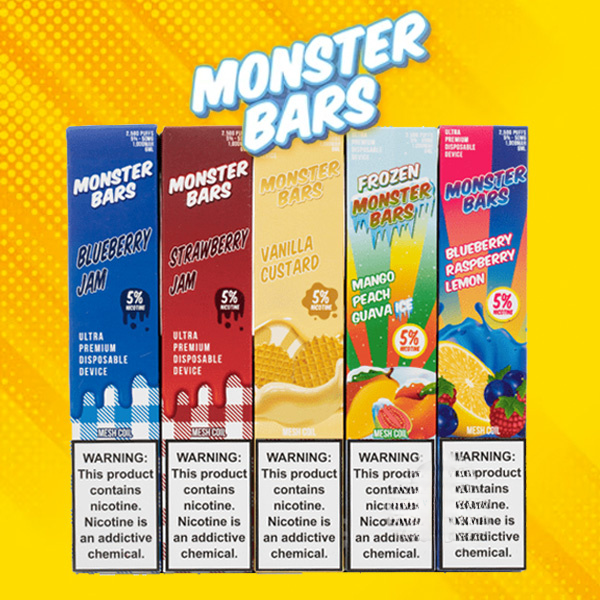 MONSTER BAR 3500 RECHARGEABLE DISPOSABLE