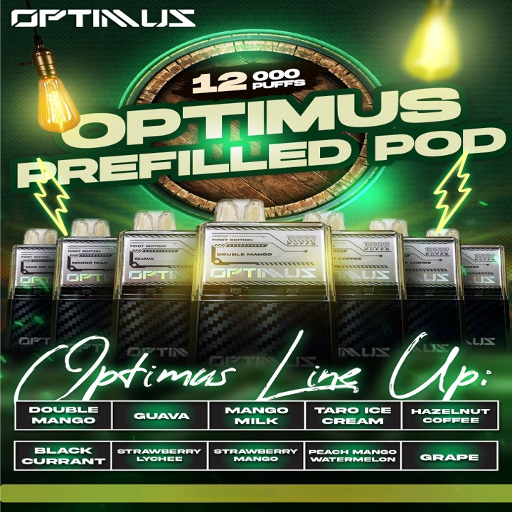 OPTIMUS 12000 RECHARGEABLE DISPOSABLE