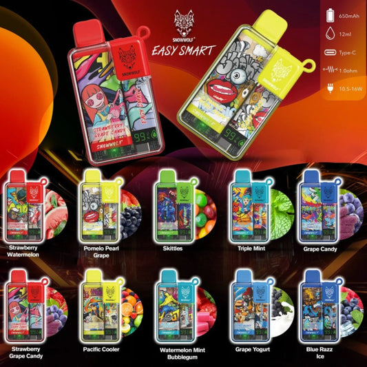 SNOWWOLF EASY SMART 11000 RECHARGEABLE DISPOSABLE