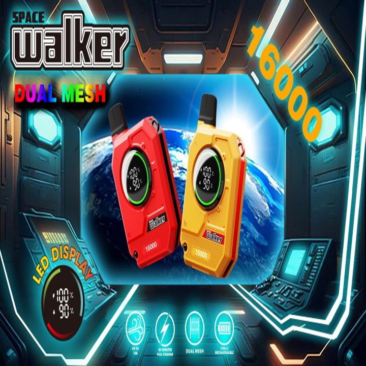 SPACE WALKER 16000 RECHARGEABLE DISPOSABLE