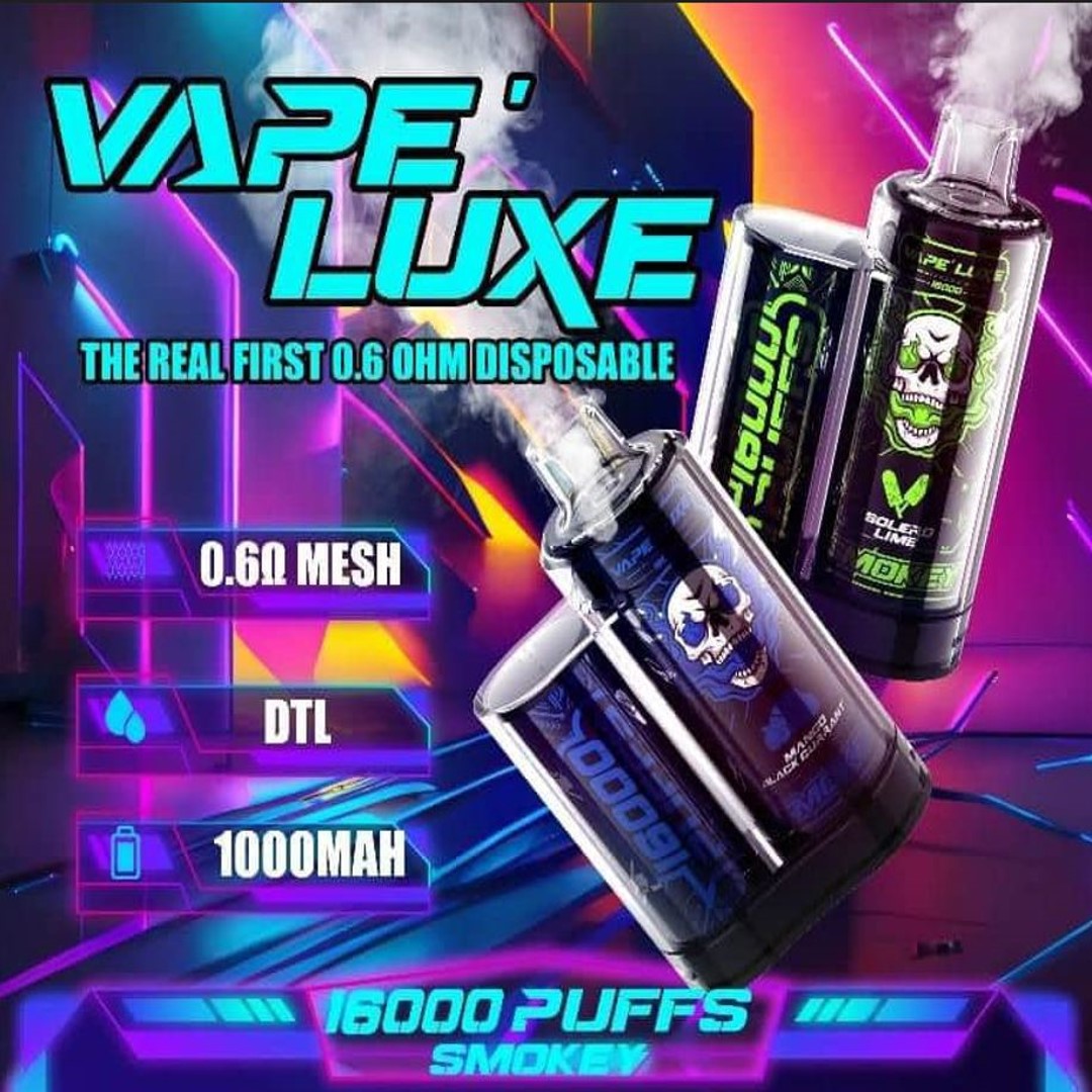 VAPE LUXE SMOKEY 16000 RECHARGEABLE DISPOSABLE