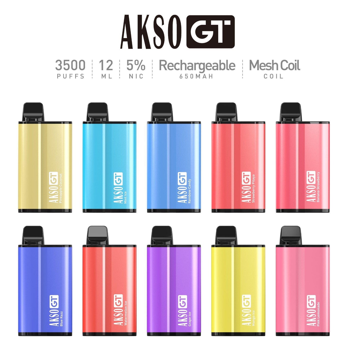 HCIGAR AKSO GT3500 RECHARGEABLE DISPOSABLE