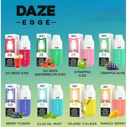 7 DAZE EGGE 3000 RECHARGEABLE DISPOSABLE