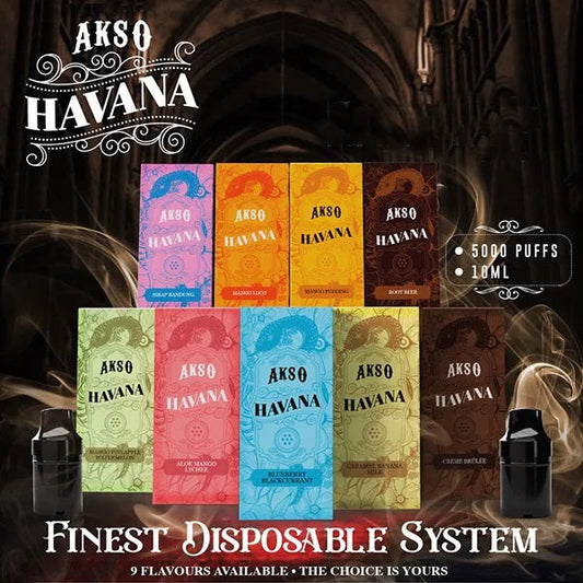 AKSO HAVANA 5000 PREFILLED POD