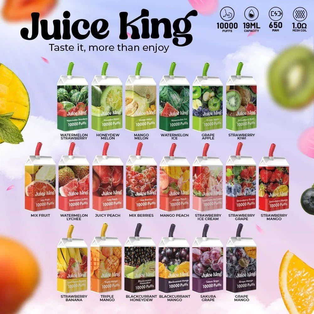 JUICE KING 10,000 RECHARGEABLE DISPOSABLE