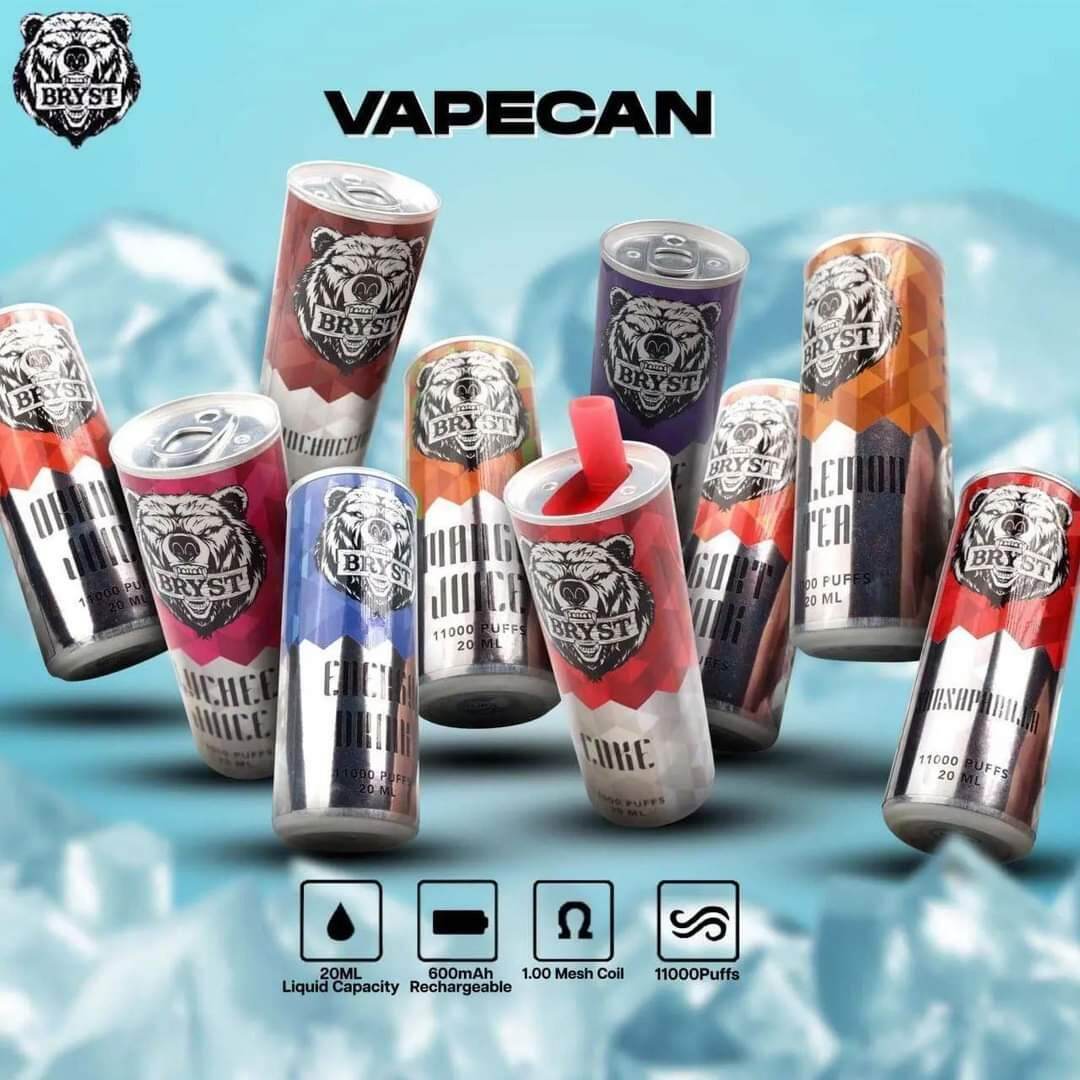 VAPECAN BRYST 11,000 RECHARGEABLE DISPOSABLE