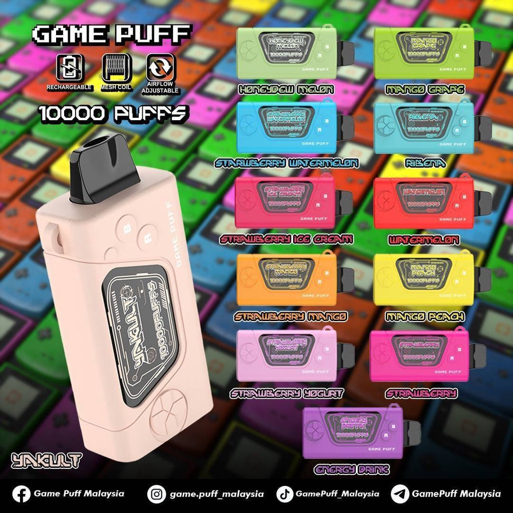 GAME PUFF 10,000 RECHARGEABLE DISPOSABLE